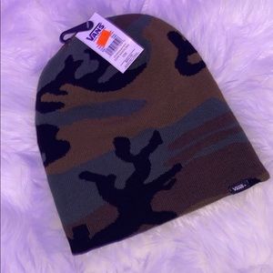camo vans beanie